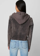 Load image into Gallery viewer, suede hooded jacket
