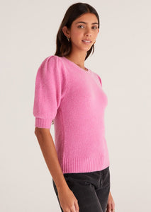 short sleeve cozy sweater