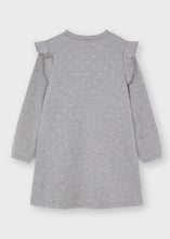 Load image into Gallery viewer, girls lurex dot long sleeve knit dress

