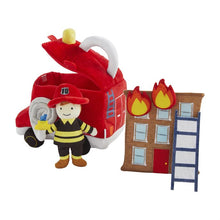 Load image into Gallery viewer, kids fire truck plush toy
