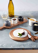 Load image into Gallery viewer, marble inset cheese board set

