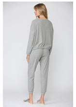 Load image into Gallery viewer, rib knit lounge hoodie &amp; jogger set
