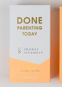 8 shower steamers - parenting