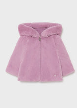 Load image into Gallery viewer, girls faux fur hooded coat
