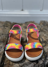 Load image into Gallery viewer, girls tie dye sandal

