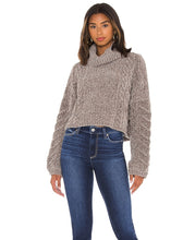 Load image into Gallery viewer, chenille t neck sweater
