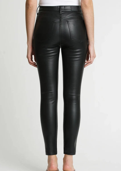 hirise vegan leather skinny s736