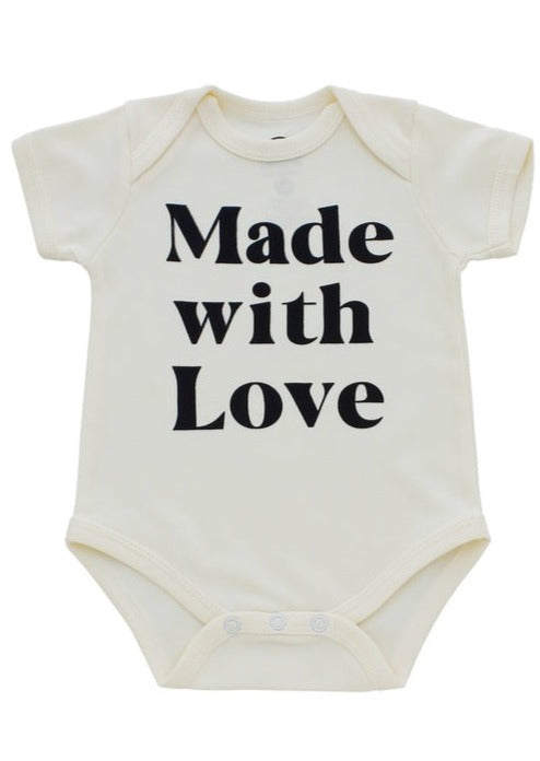 baby onesie - made with love
