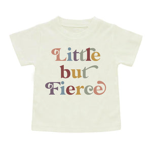 kids tee - little but fierce