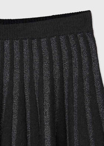 girls knit lurex skirt