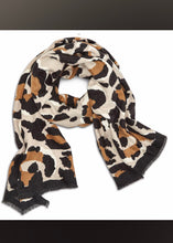 Load image into Gallery viewer, cozy leopard scarf
