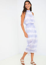Load image into Gallery viewer, smock waist midi tank stripe dress
