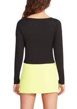 Load image into Gallery viewer, twist cut long sleever jersey top
