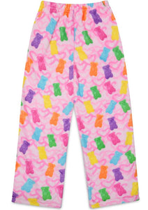 girls plush pant - beary sweet