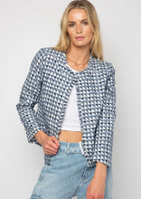 Load image into Gallery viewer, double breasted tweed blazer
