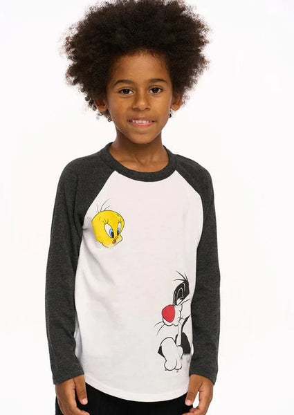 kids raglan tee - looney tunes