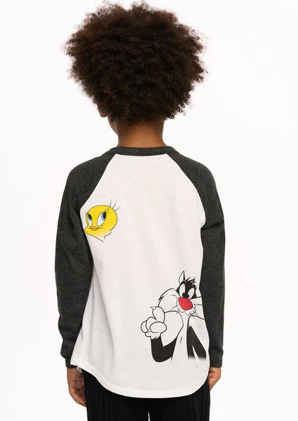 kids raglan tee - looney tunes