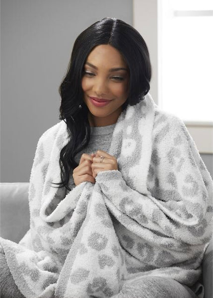 cozy blanket - leop