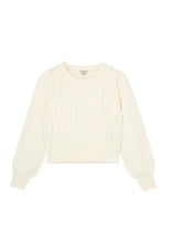 Load image into Gallery viewer, girls crew cable sweater
