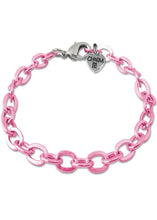 Load image into Gallery viewer, pink chainlink bracelet
