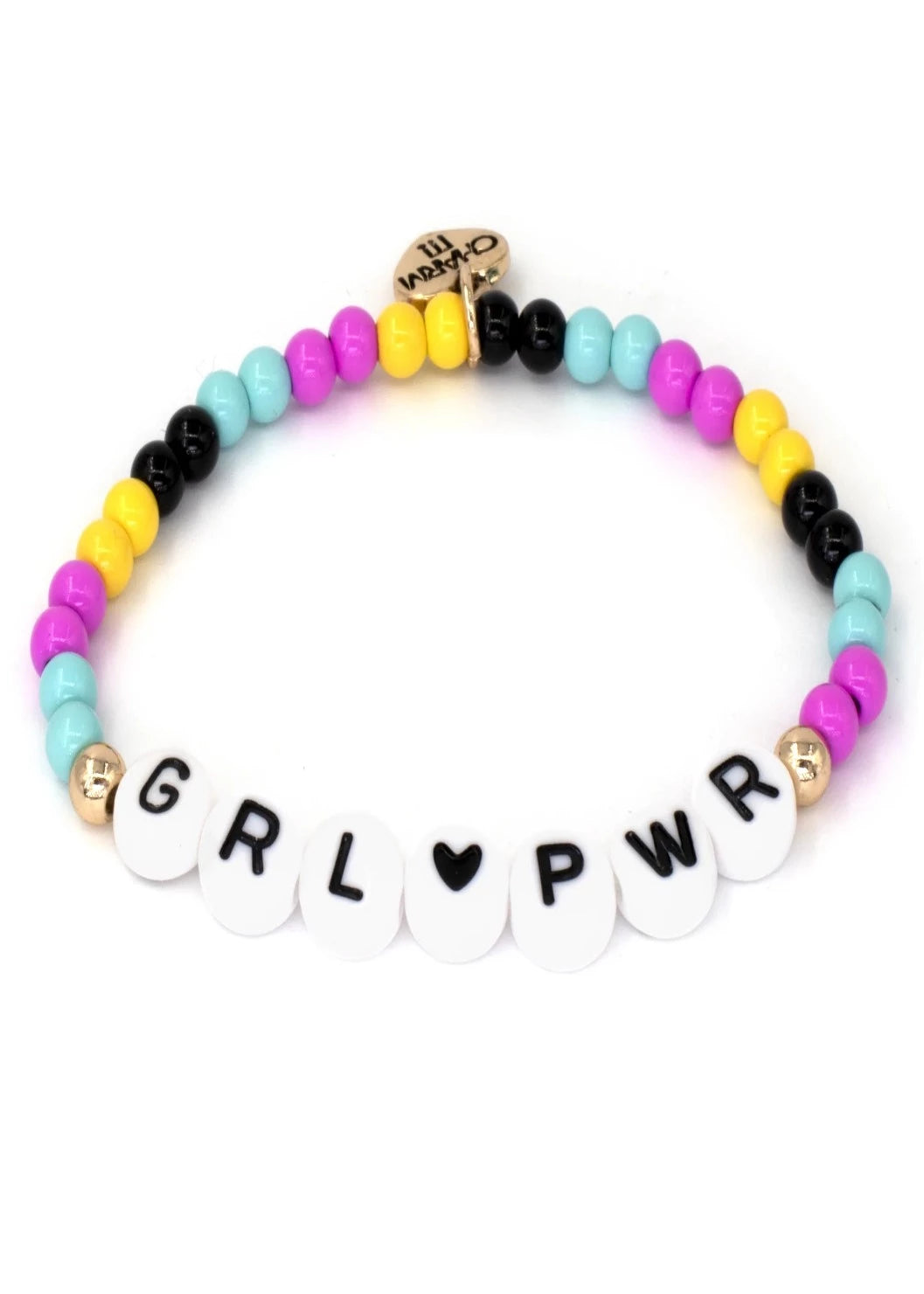 girl power bead bracelet