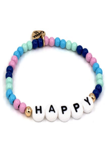 happy bead bracelet