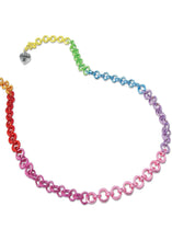 Load image into Gallery viewer, girls rainbow chain necklace
