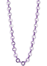 Load image into Gallery viewer, girls purple chain necklace
