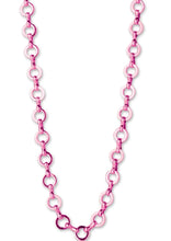 Load image into Gallery viewer, kids pink chain necklace
