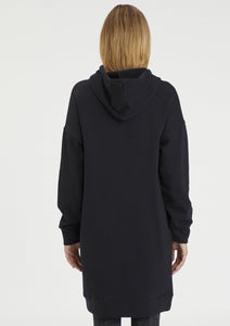 city long zip hoodie coat