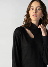 Load image into Gallery viewer, cutout mock neck top
