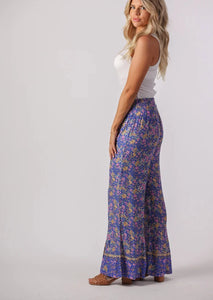 floral print easy pant