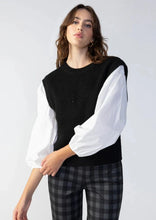 Load image into Gallery viewer, layered sweater vest and blouse
