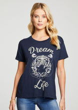 Load image into Gallery viewer, womens short sleeve tee - tiger dream life
