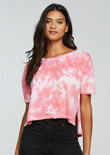 Load image into Gallery viewer, boxy short sleeve tie dye tee
