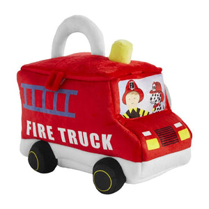 kids fire truck plush toy