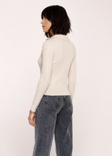 Load image into Gallery viewer, button rib knit polo top
