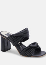 Load image into Gallery viewer, black twist ladies sandal
