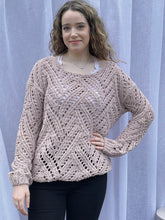 Load image into Gallery viewer, chenille pointelle sweater
