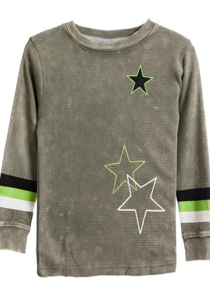 boys stars thermal top