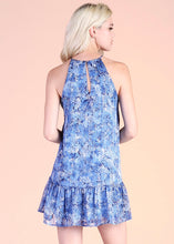 Load image into Gallery viewer, floral chiffon ruffle shift dress
