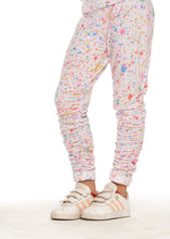 Load image into Gallery viewer, girls cozy splatter jogger

