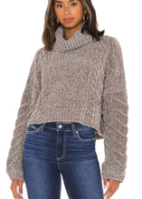 Load image into Gallery viewer, chenille t neck sweater
