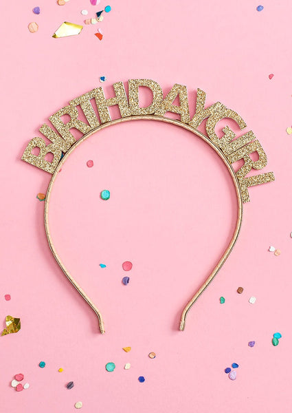 birthday girl headband