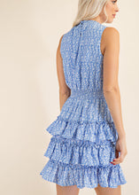 Load image into Gallery viewer, ruffle print tiered dress
