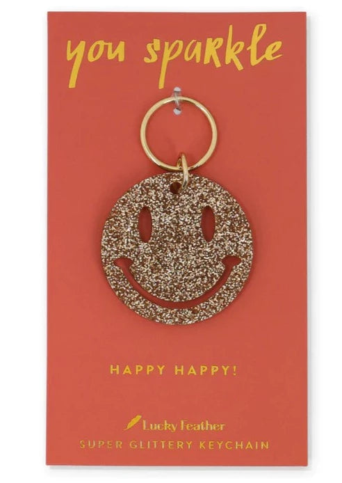 smile key chain