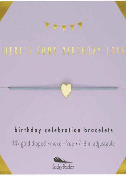 birthday love bracelet