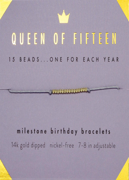 birthday bracelet 15