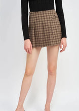 Load image into Gallery viewer, pleat plaid skirt

