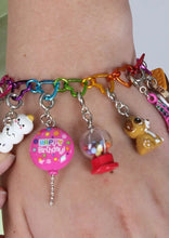 Load image into Gallery viewer, rainbow heart link bracelet
